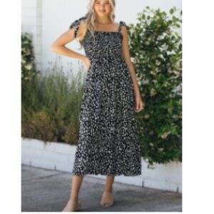 Morning Lavender Dotted Dress 🖤